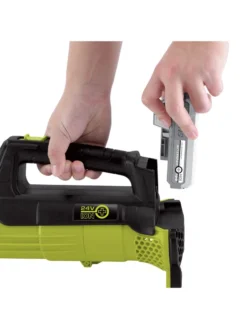 Sun Joe® 24V ION+ 2.0-Ah Cordless Compact Turbine Jet Blower, 100-MPH 350-CFM -Deals The Garden & Yard Store 8612516 10v