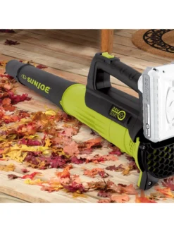 Sun Joe® 24V ION+ 2.0-Ah Cordless Compact Turbine Jet Blower, 100-MPH 350-CFM -Deals The Garden & Yard Store 8612516 11v