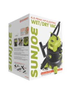 Sun Joe® 8-Gal 1200W 6.5 Pk HP Wet/Dry Shop Vac, HEPA,w/Cleaning Attachments -Deals The Garden & Yard Store 8612522 01v