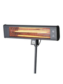 Sun Joe® 1500W Elec. Infrared OD Patio Heater, Adjust Ht. Range, W/Wall Bracket & Cover -Deals The Garden & Yard Store 8612532 01v