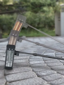 Sun Joe® 1500W Elec. Infrared OD Patio Heater, Adjust Ht. Range, W/Wall Bracket & Cover -Deals The Garden & Yard Store 8612532 08v