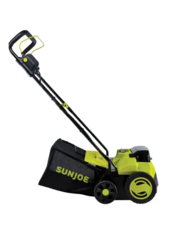 Sun Joe® 48V ION+ Cordless 15-Inch 5-Position Walk-Behind Lawn Dethatcher -Deals The Garden & Yard Store 8612541 09v