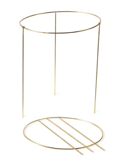 Brass Plated Grow Throughs, Set Of 2 -Deals The Garden & Yard Store 8612661 191