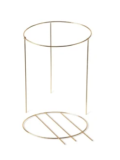 Brass Plated Grow Throughs, Set Of 2 -Deals The Garden & Yard Store 8612662 188