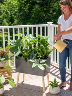 Ava Self-Watering Rectangular Planter -Deals The Garden & Yard Store 8612691 0011