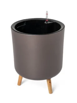 Ava Self-Watering Round Planter 13 Ava Self-Watering Round Planter -Deals The Garden & Yard Store 8612692 298 ava self watering round planter coffee