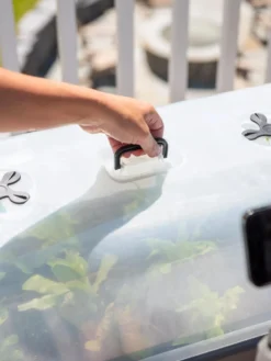 Self-Watering Standing Salad Planter With Cloche 10 Self-Watering Standing Salad Planter With Cloche -Deals The Garden & Yard Store 8612702 2036 tif