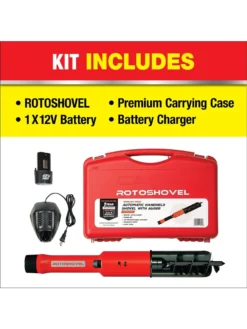 Rotoshovel Battery-Operated Garden Auger -Deals The Garden & Yard Store 8612719 07v