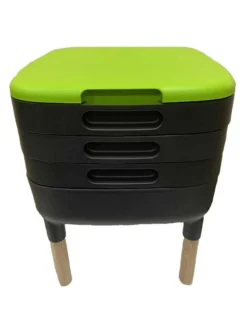Maze Worm Farm Composter Trays With Wood Legs -Deals The Garden & Yard Store 8612805 01v