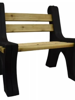 Custom Length Lightweight Indoor Or Outdoor Bench Ends -Deals The Garden & Yard Store 8612857BK 10V tif