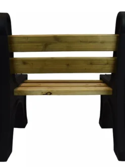 Custom Length Lightweight Indoor Or Outdoor Bench Ends -Deals The Garden & Yard Store 8612857BK 11V tif