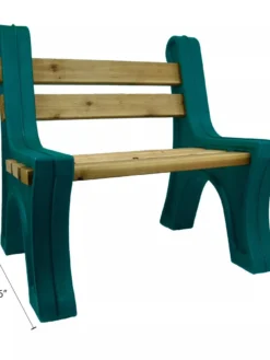 Custom Length Lightweight Indoor Or Outdoor Bench Ends -Deals The Garden & Yard Store 8612857GR 03V tif