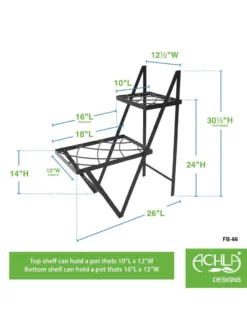 Achla Designs Duet Plant Stand -Deals The Garden & Yard Store 8612905 02v