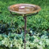 Copper And Twigs Birdbath