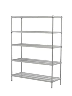 MeshWorks © 5 Tier Plant Shelving -Deals The Garden & Yard Store 8613014 10v meshworks 5 tier plant shelf silver
