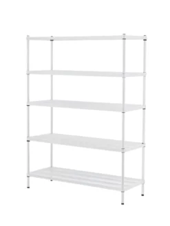 MeshWorks © 5 Tier Plant Shelving -Deals The Garden & Yard Store 8613014 11v meshworks 5 tier plant shelf white