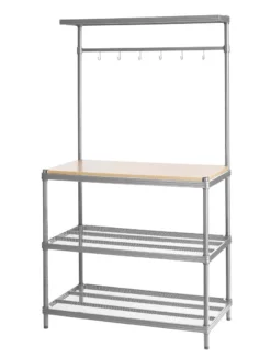 MeshWorks © Potting Bench -Deals The Garden & Yard Store 8613015 14v meshworks potting bench silver