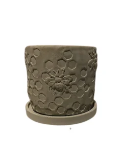 Concrete Honeycomb Bee Planter 7 Concrete Honeycomb Bee Planter -Deals The Garden & Yard Store 8613044 01v