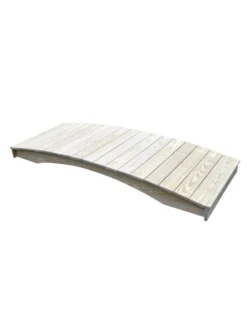 Plank Garden Bridge Unfinished 3' X 10' -Deals The Garden & Yard Store 8613097 01v 1