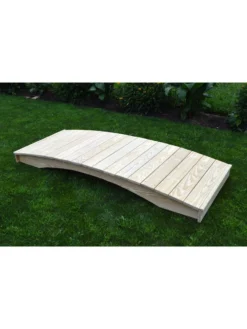 Plank Garden Bridge Unfinished 3' X 6' -Deals The Garden & Yard Store 8613097 02v 3