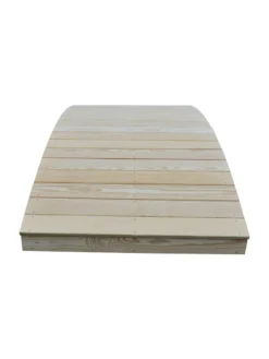 Plank Garden Bridge Unfinished 4' X 10' -Deals The Garden & Yard Store 8613126 04v