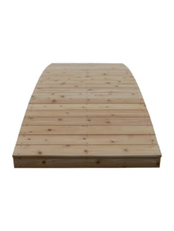 Plank Garden Bridge Unfinished 4' X 10' -Deals The Garden & Yard Store 8613127 04v