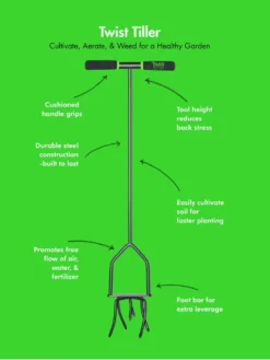 Yard Butler® Twist Tiller -Deals The Garden & Yard Store 8613177 02v