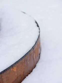 Birdies™ Corten Steel Round Raised Bed, Large, Low -Deals The Garden & Yard Store 8613245 0073