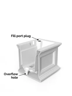 Fairfield Self-Watering Window Box, 2’ 16 Fairfield Self-Watering Window Box, 2’ -Deals The Garden & Yard Store 8613268 04V tif