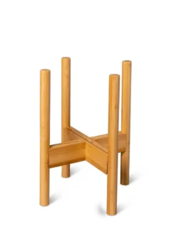 Adjustable Bamboo Plant Stand, Set Of 2 -Deals The Garden & Yard Store 8613292 7076