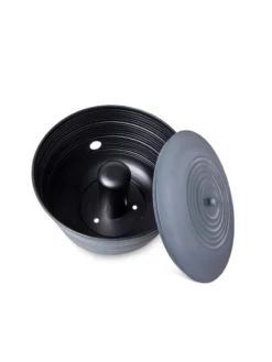 Ribbed Hose Pot With Lid -Deals The Garden & Yard Store 8613332 5808