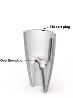 Sedona Tall Planter, 28" Height -Deals The Garden & Yard Store 8613525 08V