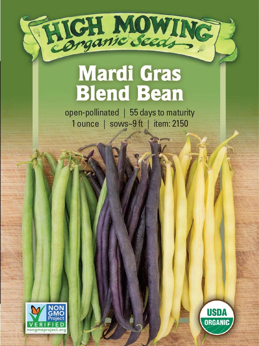 Mardi Gras Bean Blend Organic Seeds 1 Mardi Gras Bean Blend Organic Seeds