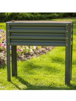 Metal Double Height Raised Garden Bed -Deals The Garden & Yard Store 8613688 06V 3 4