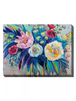 Floral Array Outdoor Wall Art -Deals The Garden & Yard Store 8614011 01V 3 4