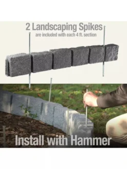 Beuta™ 6-Block Edging Section, 4 Pack -Deals The Garden & Yard Store 8614155 03V 3 4