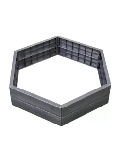Modular Hexagon Raised Bed Kit, 21.5" -Deals The Garden & Yard Store 8614244 02V 3 4 modular hexagon raised bed kit 21 inches