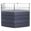 Modular Hexagon Raised Bed Kit With Translucent Panels, 21.5"