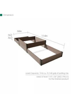 Terraced Triple Garden Bed -Deals The Garden & Yard Store 8614257 01V 3 4