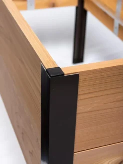 Self-Watering Eco-Stained Elevated Planter Box, 2' X 4' -Deals The Garden & Yard Store Cedar 0163 tif 3