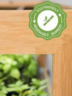 Medium Bamboo LED Grow Light Garden -Deals The Garden & Yard Store bamboo grow light icon 3 4