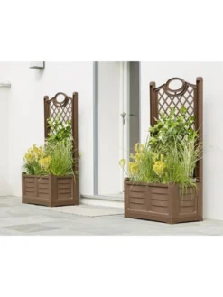 Separate Flower Box With Trellis -Deals The Garden & Yard Store webimage 8613626 02V